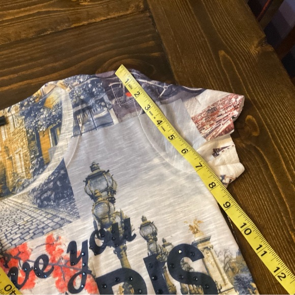 Style & Co. Paris Graphic Women's Top - Multicolor - Picture 4 of 8